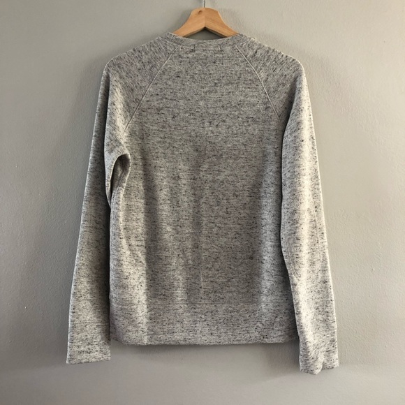 Banana Republic Heathered Grey Long Sleeve with Elbow Pad Stitching - Picture 3 of 4